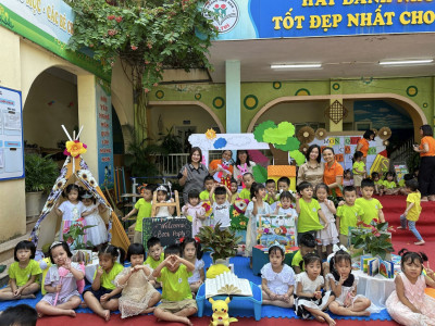 KỂ CHUYỆN : MÈO HOA ĐI HỌC - LỚP B3